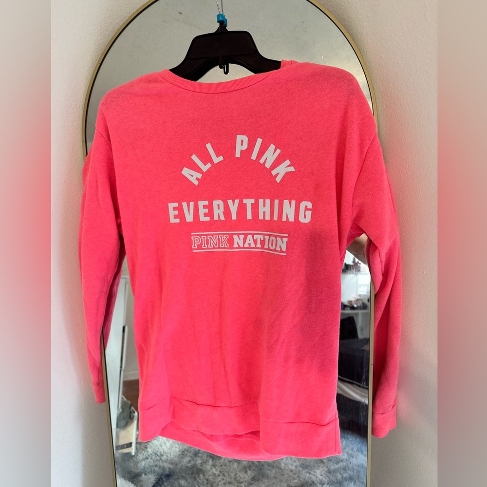 Victoria's Secret Pink Size Small Pink Sweatshirt